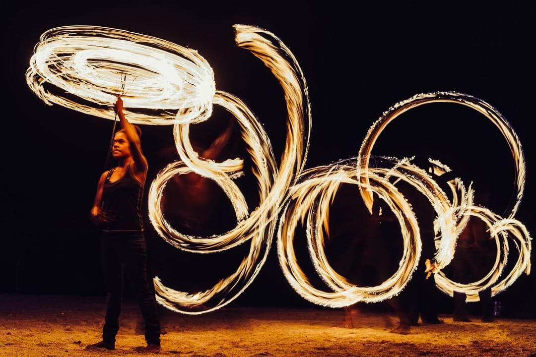 Do not miss the Friday night beach fire show in Efate, Vanuatu