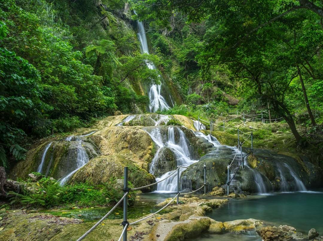 Splash through the Mele Cascades in Efate, Vanuatu