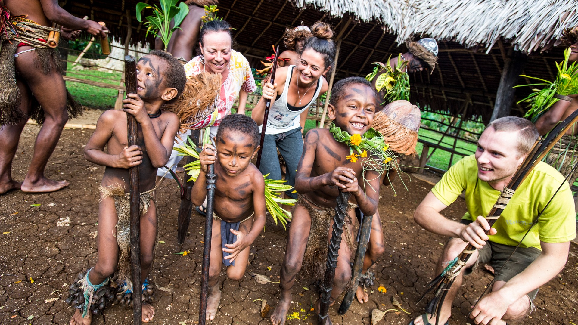 Group Cultural Dancing Vanuatu