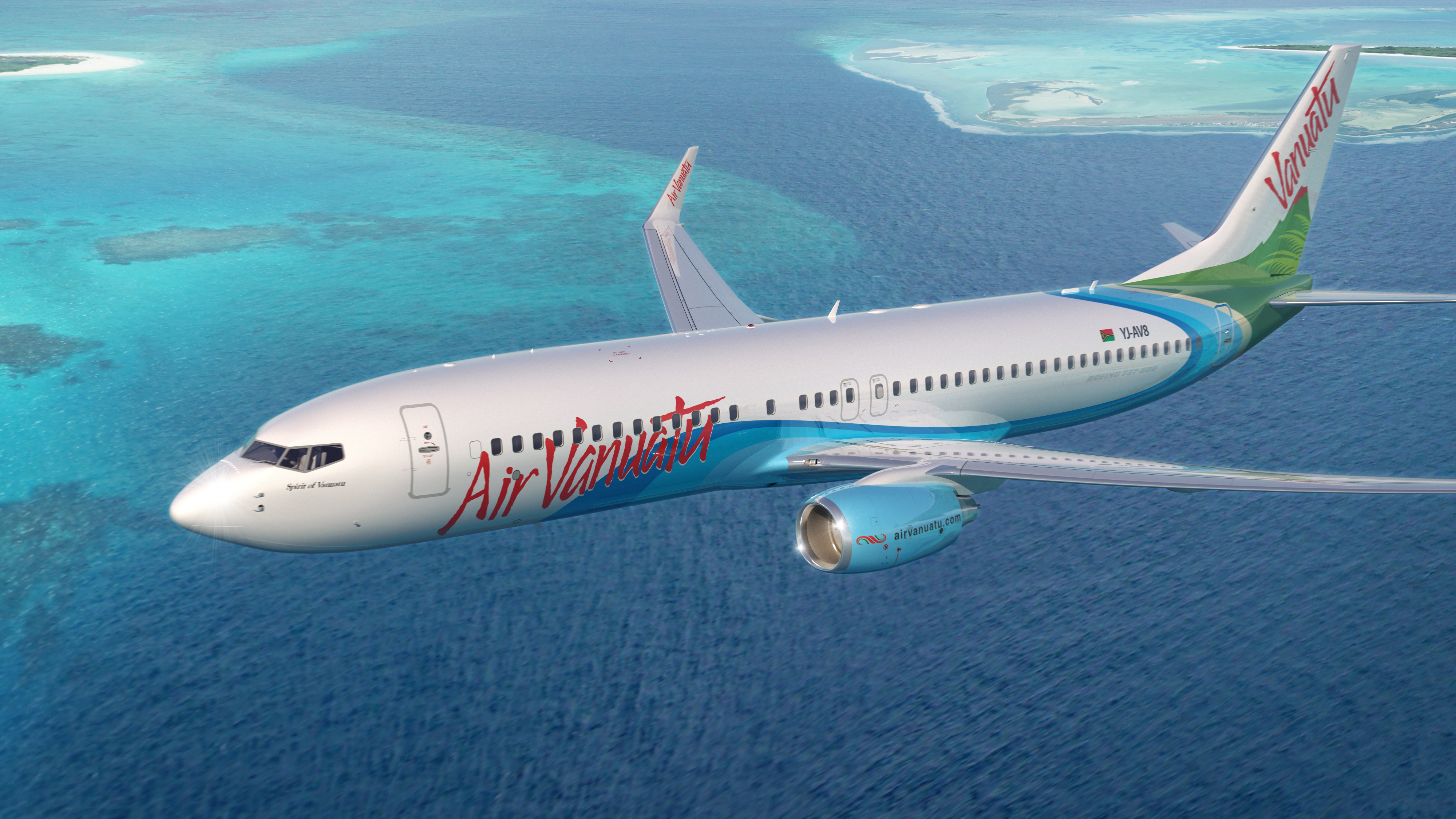 Air Vanuatu 737 800 Exterior CAM 01 F35